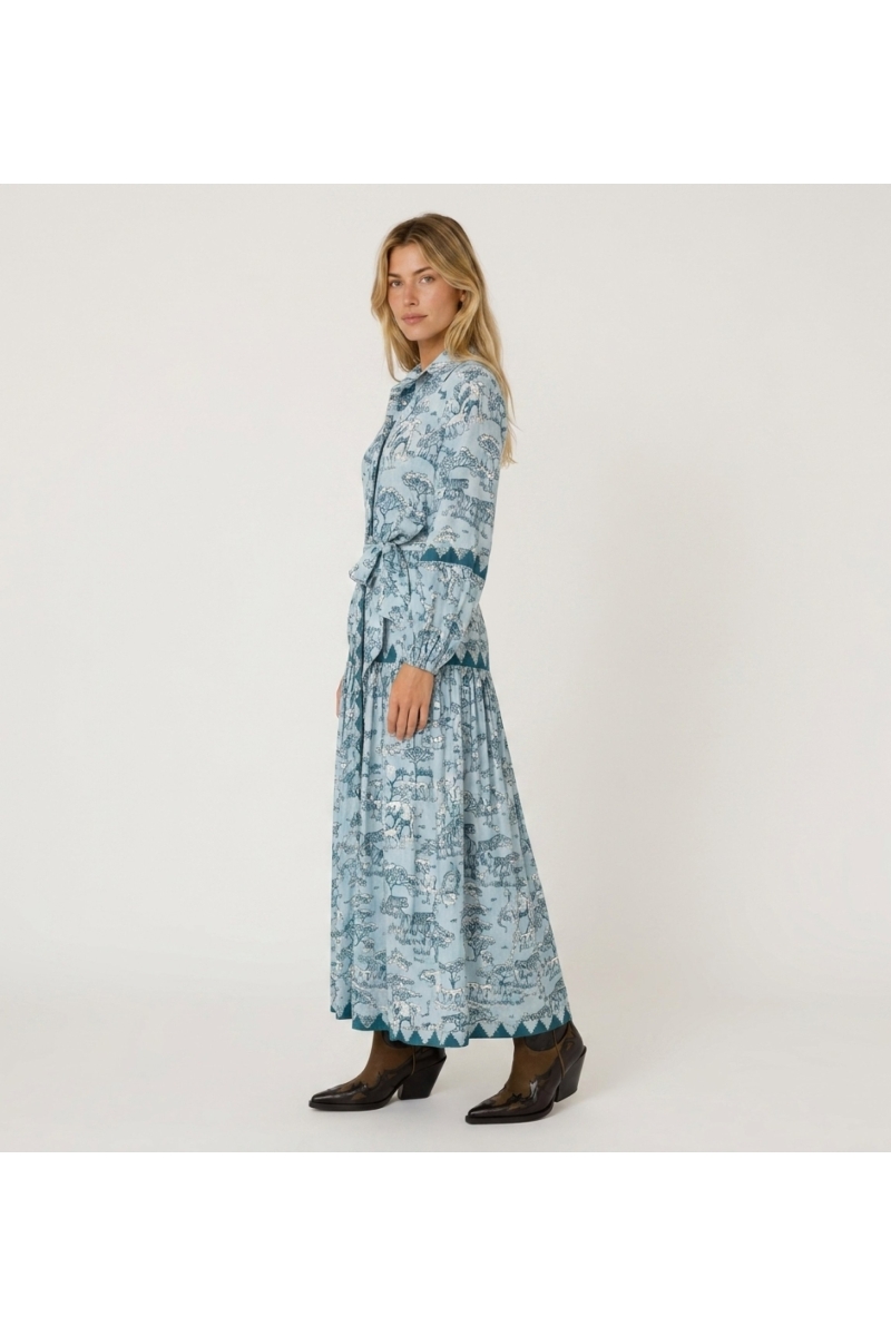 Vestido Longo Lila