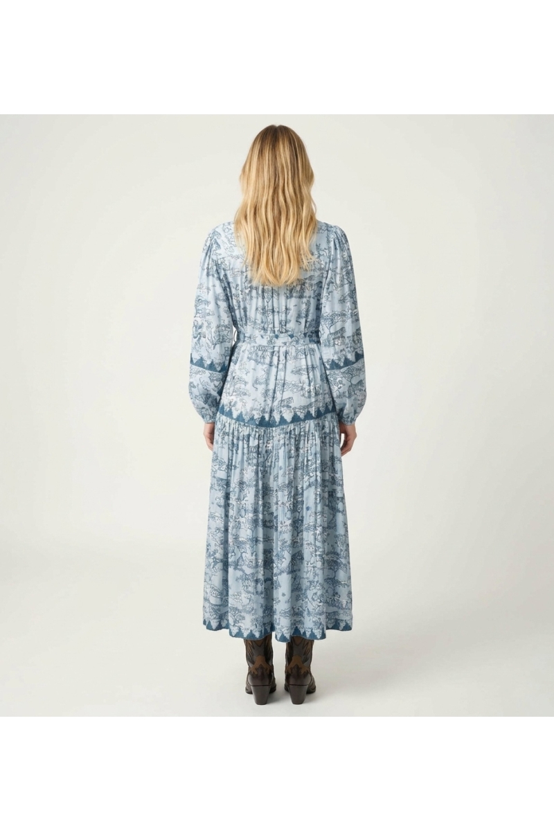 Vestido Longo Lila