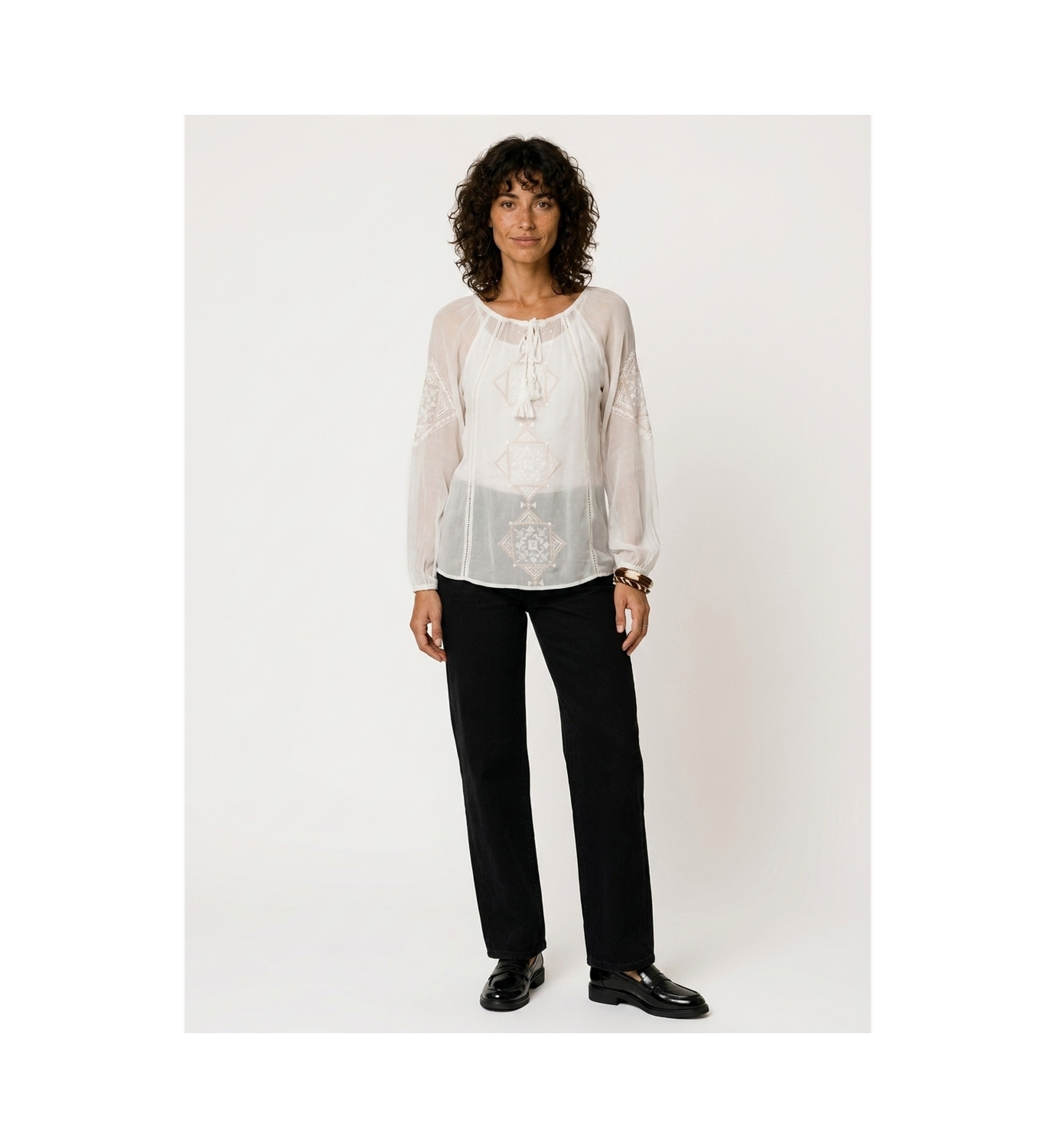 Blusa Lindsay | Blusa Boho Bordada | Miss June Paris