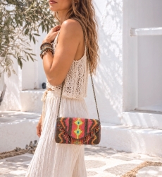Perle Beaded Clutch in Pink or Orange | Miss June Paris