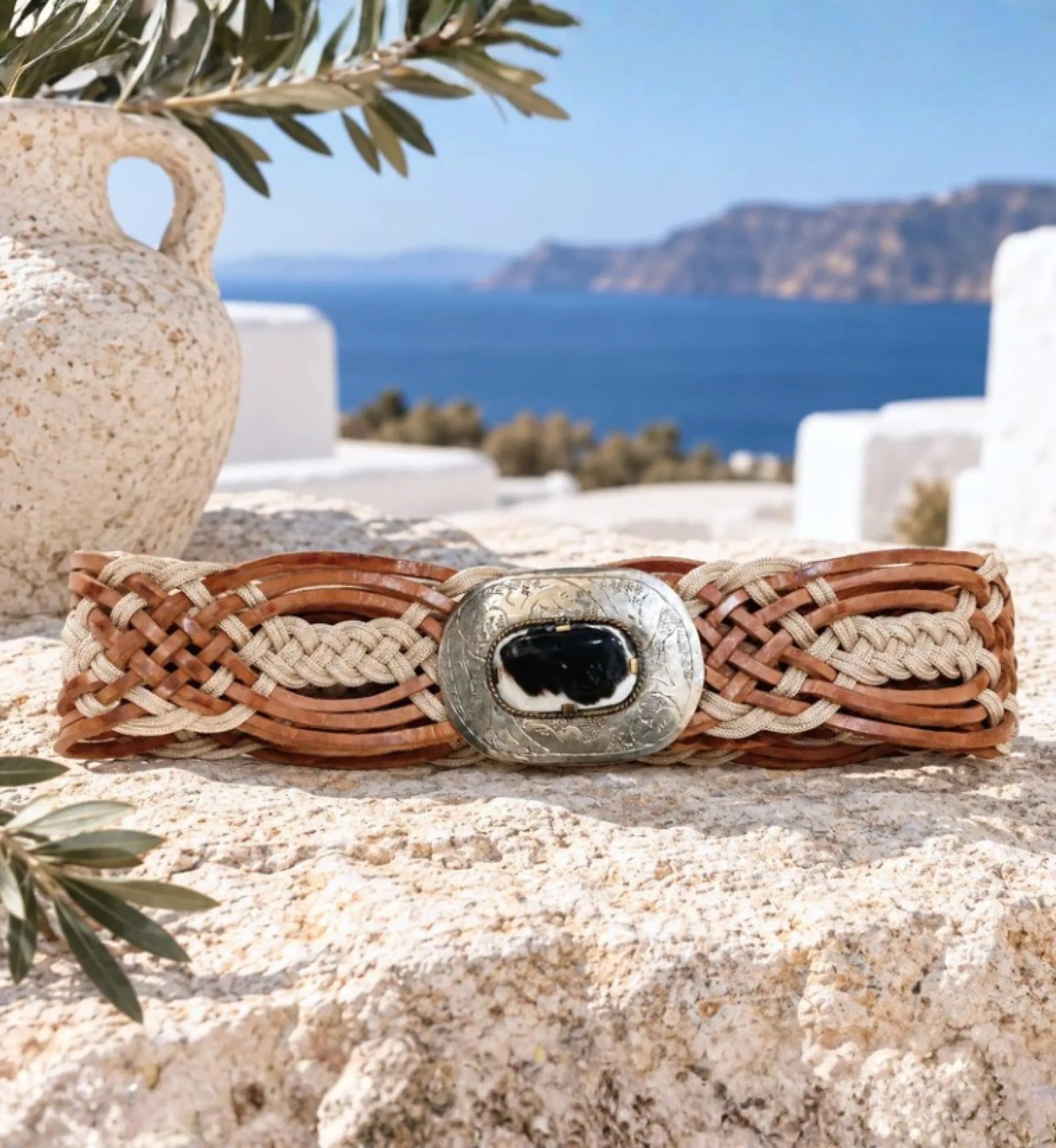 Leather Belt Lea | Accessories | Miss June Paris