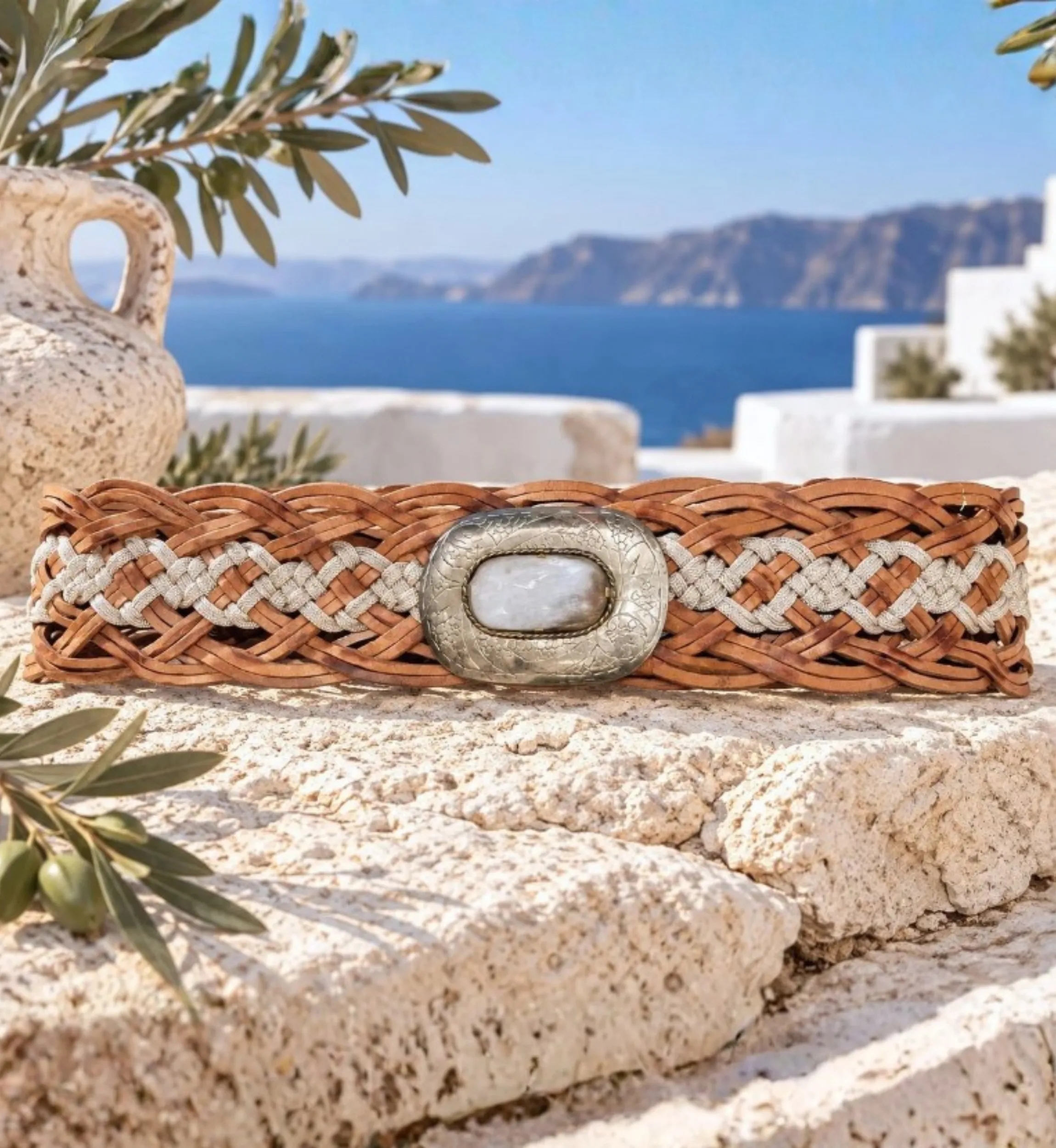 Leather Belt Diana | Belts | Miss June Paris