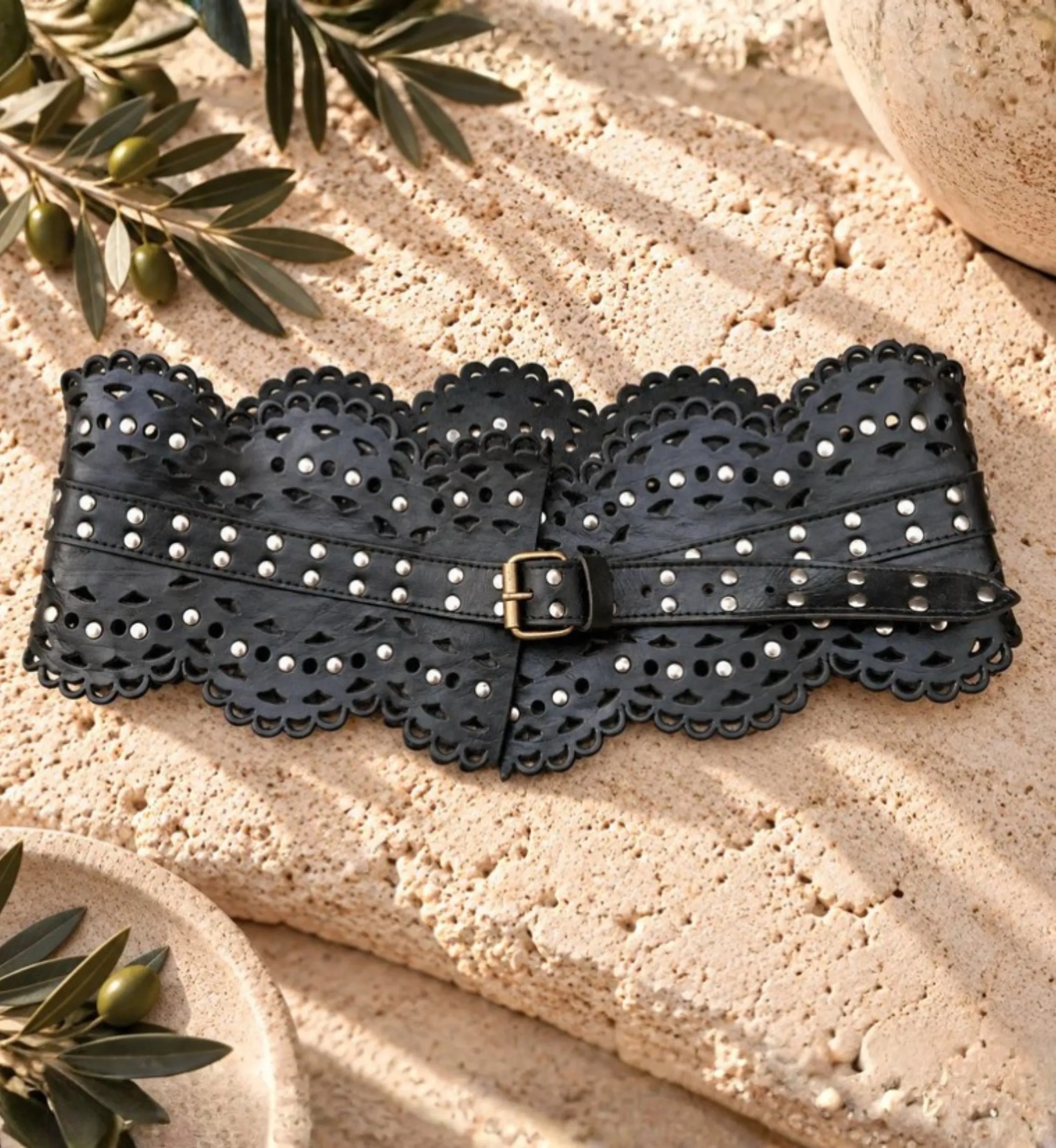 Takara Belt | Braided Leather Boho Belt | Miss June Paris