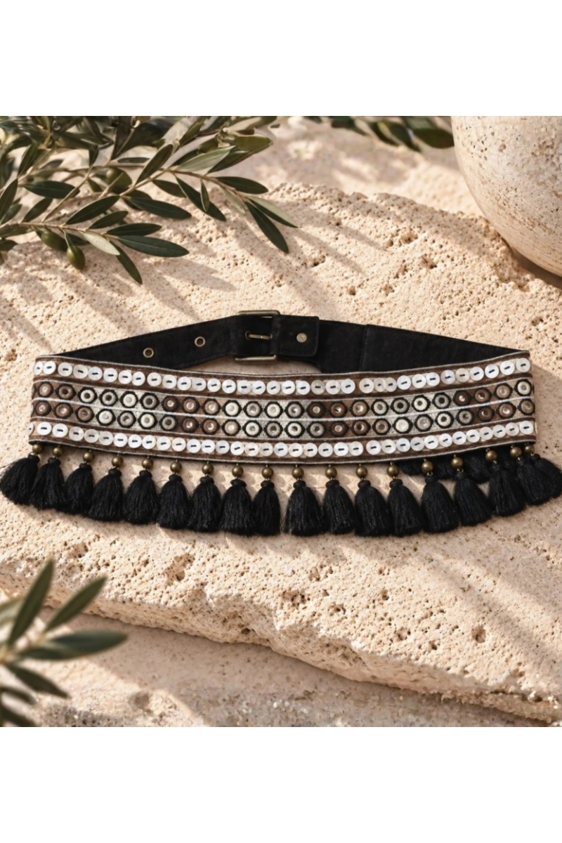 Pompom Belt | Bohemian Women's Belt | Miss June Paris