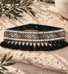 Ceinture Pompom | Ceinture Bohemia Mujer | Miss June Paris