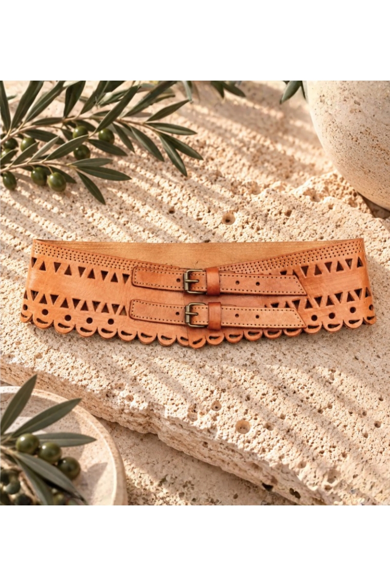 Leather Belt Joan | Belts | Miss June Paris