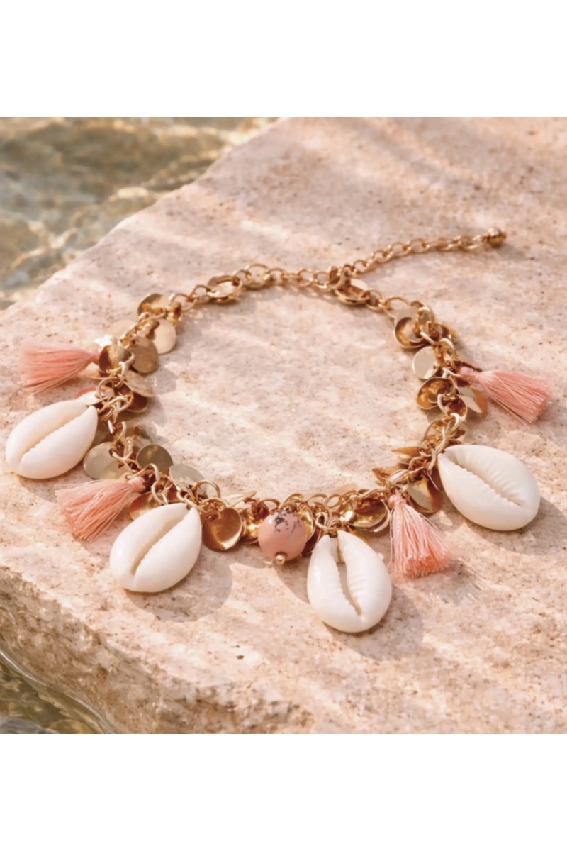Silk Bracelet | Bohemian Shell Bracelet | Miss June