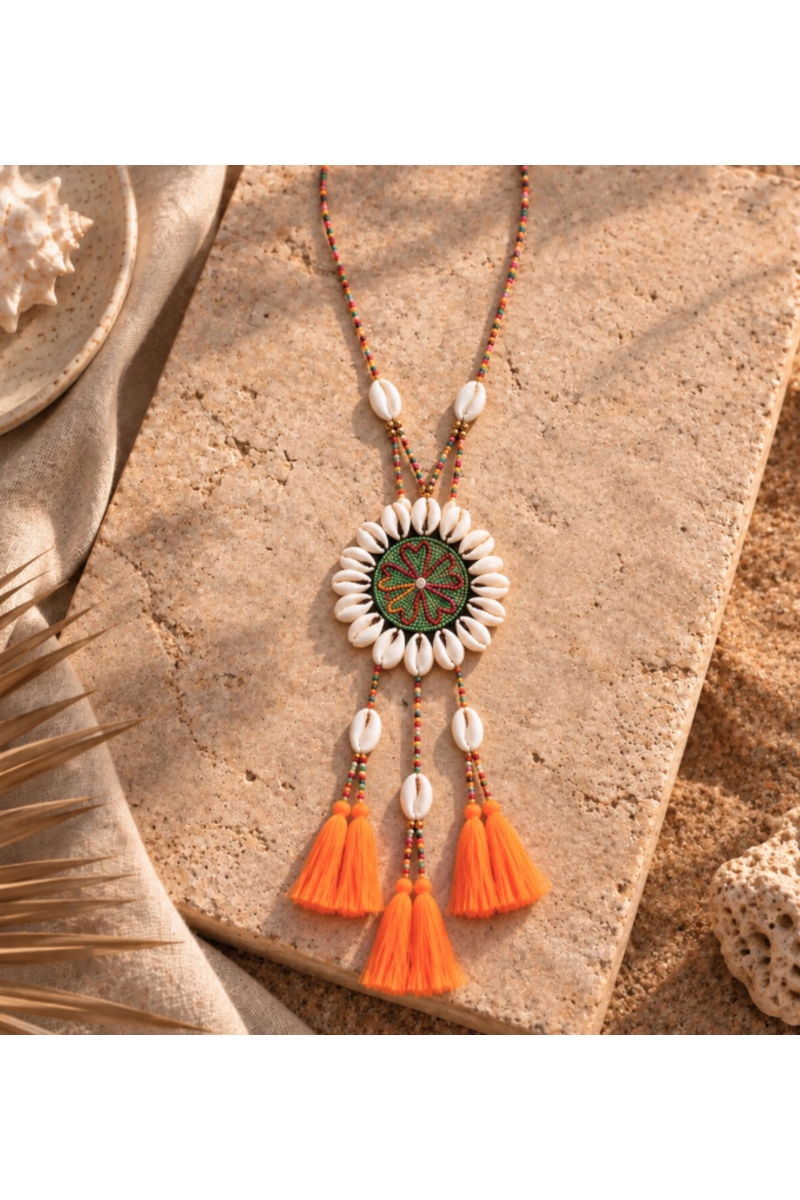 Colar Longo Mokara | Sautoir Boho | Miss June Paris
