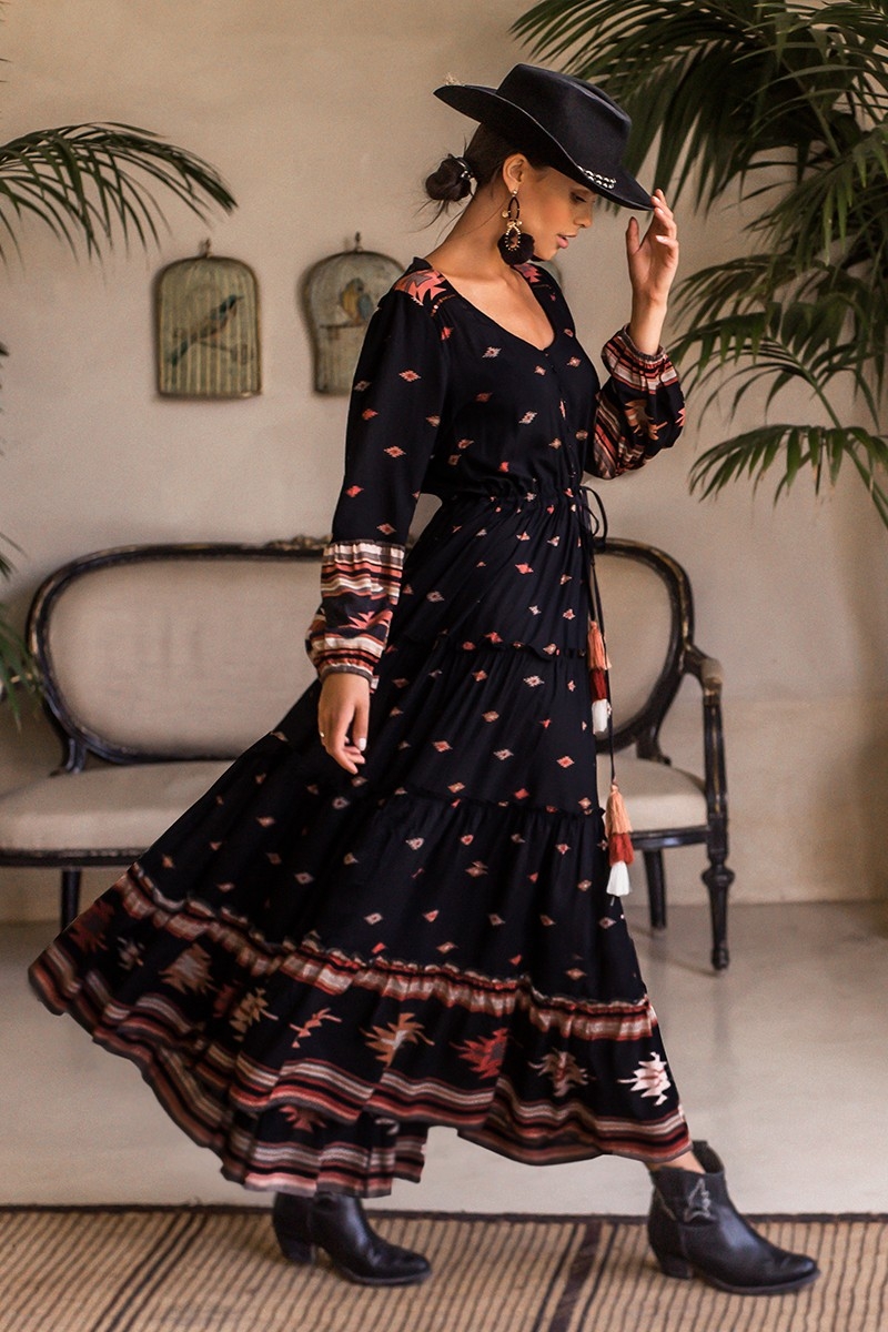 Miss June Paris, Vestido Longo Anatolia