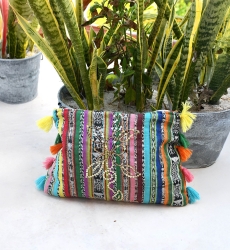 bohemian cotton clutch bag LAVISH - Miss June