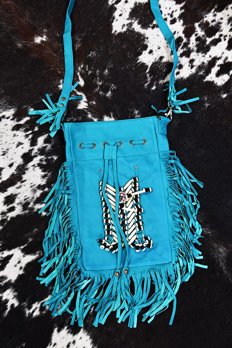 bolsa de couro boheme TAINA - Miss June