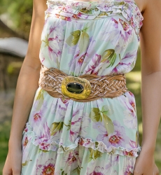 Petal Long Dress – Floral – Sleeveless – Miss June Paris – 4