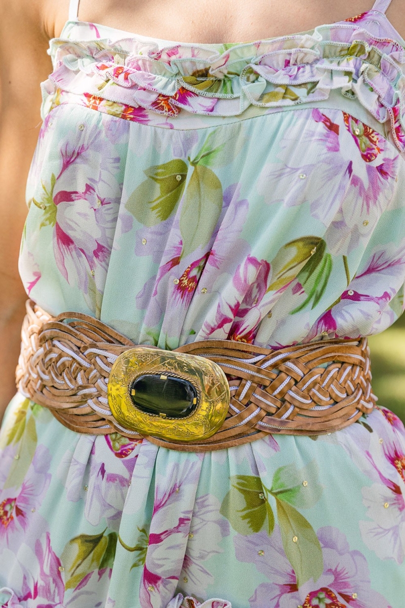 Leather belt NELLY - Miss June Paris - 1