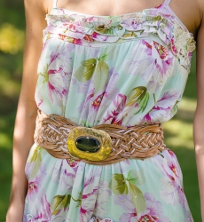 Leather belt NELLY - Miss June Paris - 1