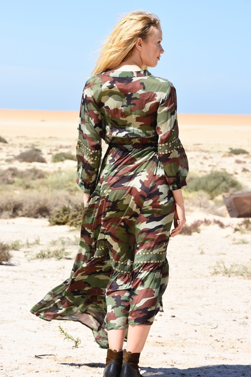 Miss June Paris, Vestido Longo Sahara