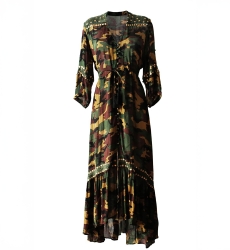 robe longue manche longue boheme SAHARA - Miss June