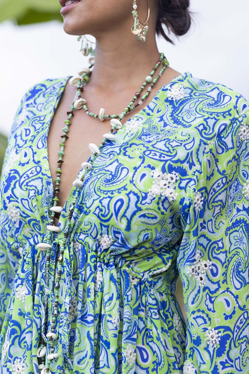 long fancy bohemian necklace KAIA - Miss June
