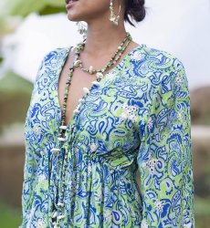 long fancy bohemian necklace KAIA - Miss June