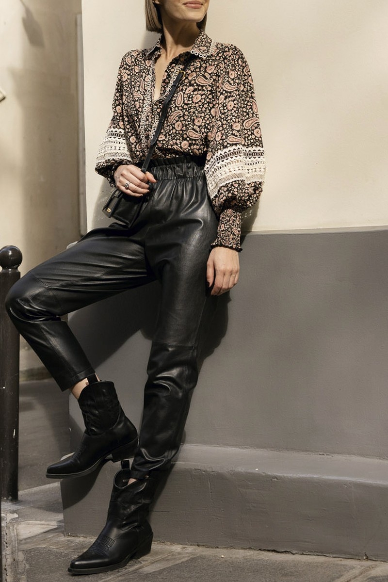 Miss June Paris, Maya Leather Trousers