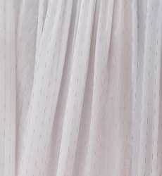 Vestido Largo Angie – blanco – mangas largas – escote en V – bohemio – cinturón ajustable – Miss June Paris – 6