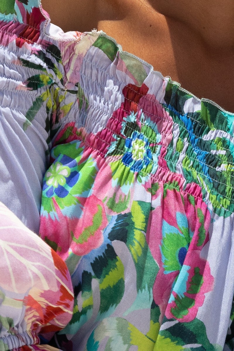 Top de Manga Comprida Gin – malva – estampa floral – boêmio – Miss June Paris – 6