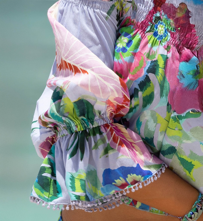 Top de Manga Larga Gin – malva – estampado floral – bohemio – Miss June Paris – 7